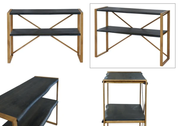 Nature Gold Console Table
