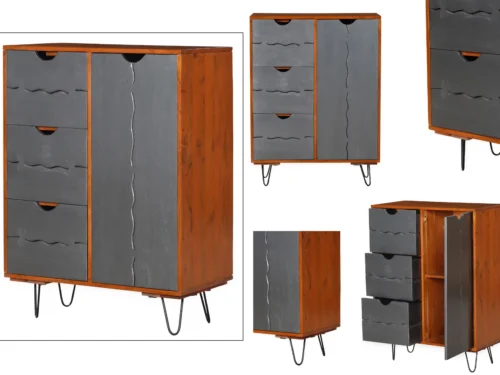 Acacia Live Edge Sideboard with 4 Drawers