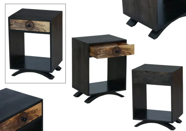 Sukhra Natural Bedside Dual Tone