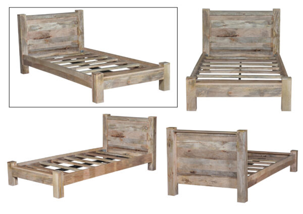 Sukhra Natural Twin Bed