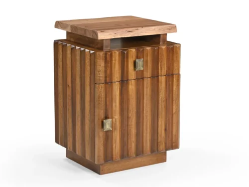 Acacia Groove Night Stand